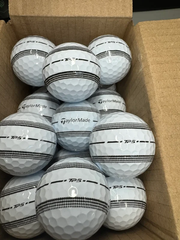 12 TAYLORMADE STRIPE TP5 PEARL/A