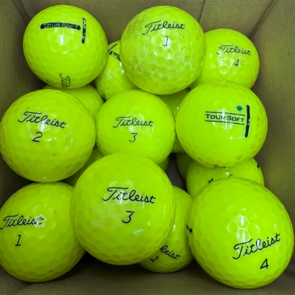 24 TITLEIST TOUR SOFT YELLOW B GRADE