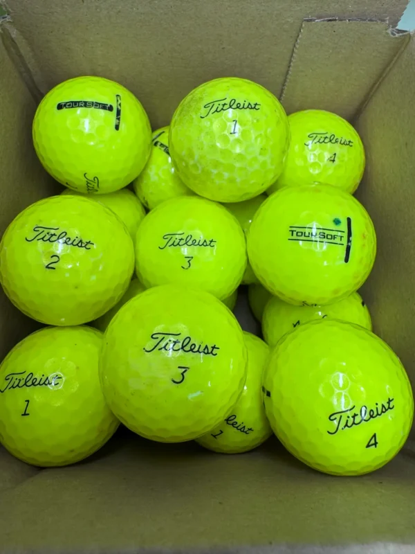 24 TITLEIST TOUR SOFT YELLOW B GRADE