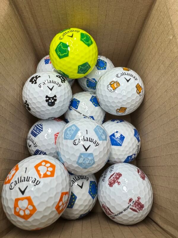12 CALLAWAY CHROME SOFT TRUVIS LIMITED EDTION PEARL/A