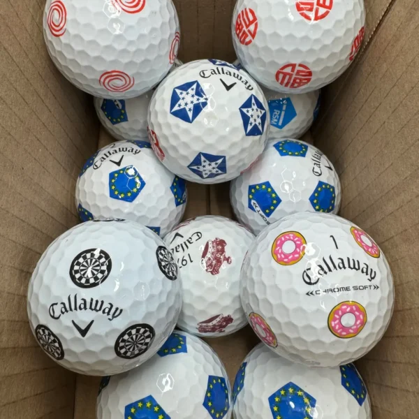 12 CALLAWAY CHROME SOFT TRUVIS PEARL/A  LIMITED EDTION DART BOARD