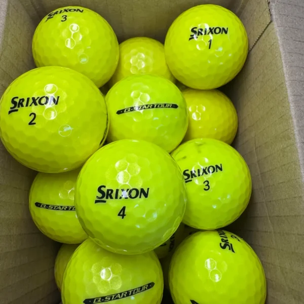 12 SRIXON Q STAR TOUR YELLOW PEARL/A GOLF BALLS